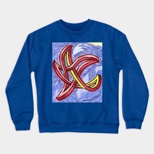 Dancing Inter-dimensional Star Skippy Cat Bop Crewneck Sweatshirt